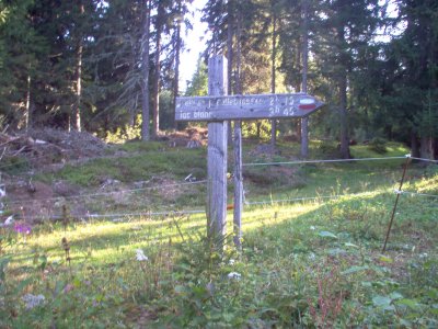 D�part vers la randonn�e du Lac Blanc