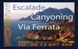Moniteur de canyoning, escalade, via ferrata
