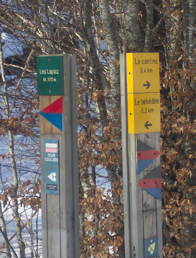 vers l'arr�te